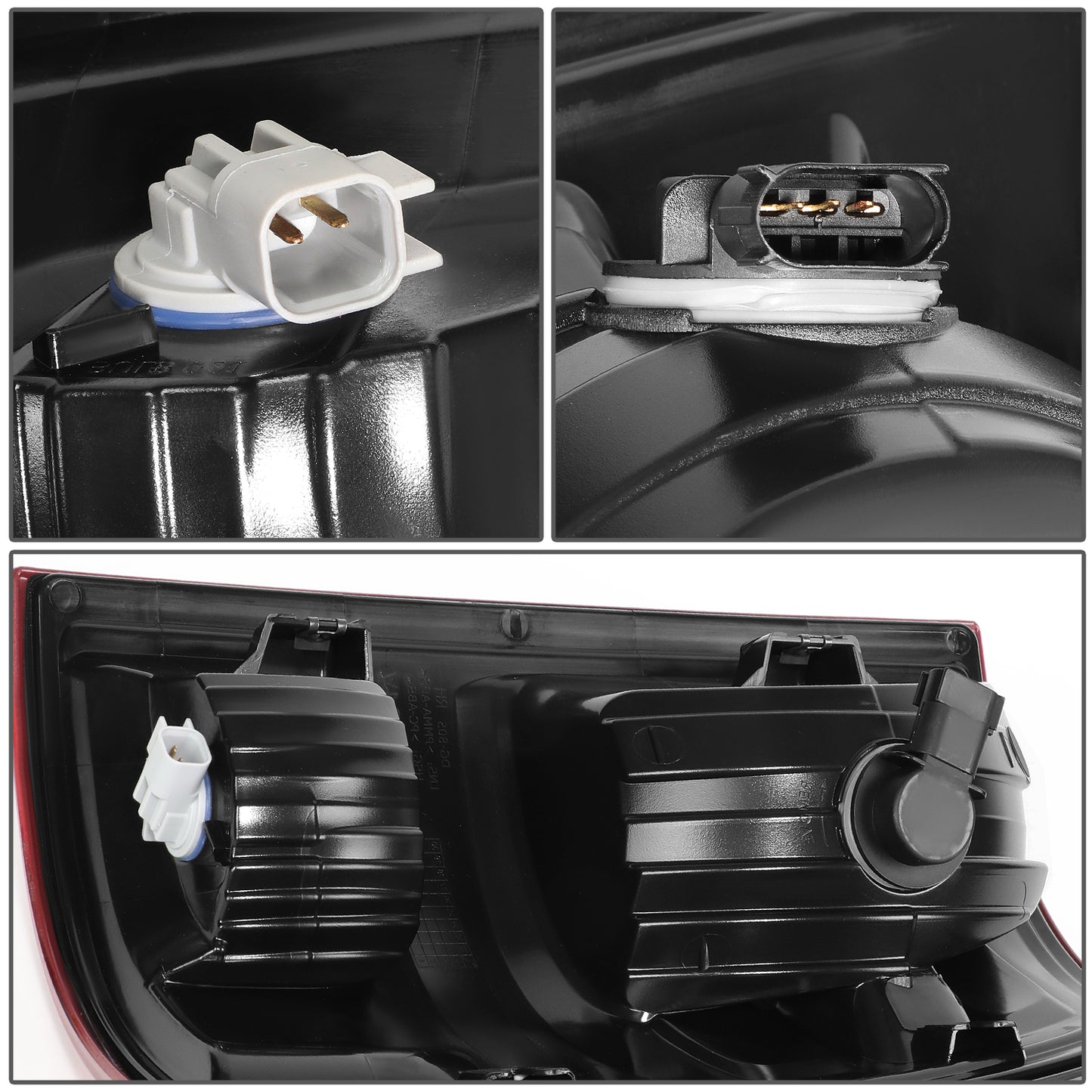 FAROS TRASEROS 09-10 DODGE RAM 1500 / 2010 RAM 2500, 3500 / 11-18 RAM 1500, 2500, 3500 / 19-22 RAM 1500 CLASSIC - FITS MODELS WITH FACTORY HALOGEN TAIL LIGHTS ONLY - DOES NOT FIT MODELS WITH FACTORY LED TAIL LIGHTS - LED - LEFT - RED