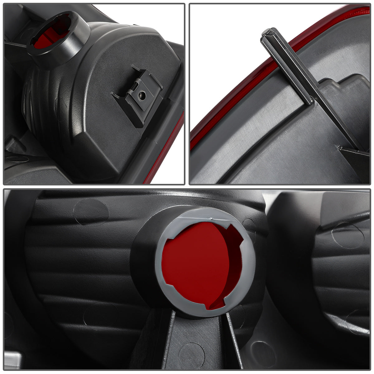 FAROS TRASEROS 04-12 CHEVROLET COLORADO / 04-12 GMC CANYON - DARK RED LENS - 1SETS IN ONE BOX(INCLUDE 1PC LEFT AND 1PC RIGHT)