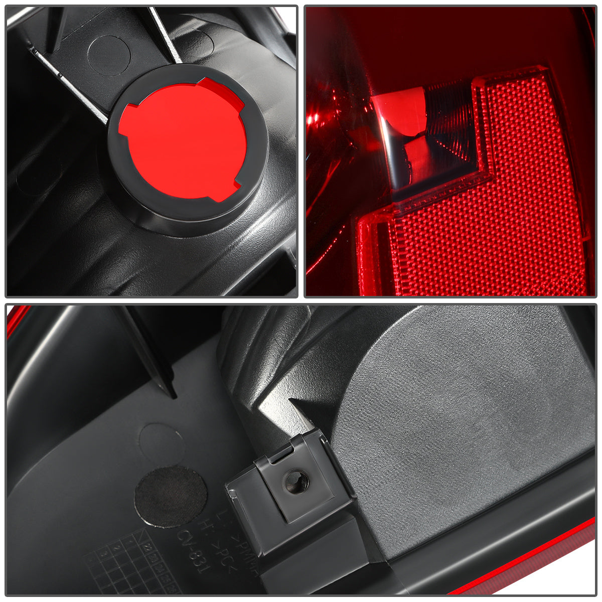 FAROS TRASEROS 04-12 CHEVY COLORADO, GMC CANYON - LED - RIGHT - RED