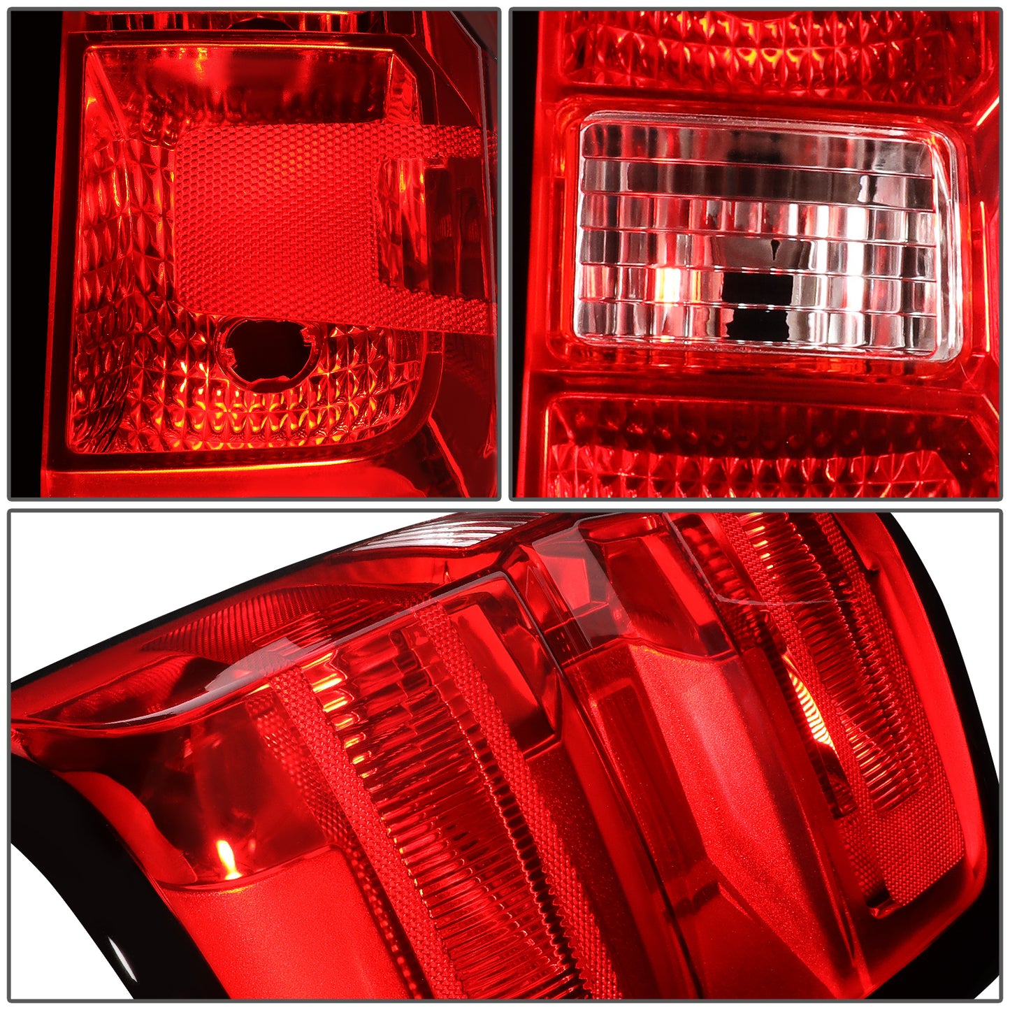 FAROS TRASEROS 14-19 CHEVY SILVERADO 1500 / 15-19 SILVERADO 2500HD, 3500HD, GMC SIERRA 3500HD WITH DUALLY WHEELS / 2019 SILVERADO 1500 LD - FITS MODELS WITHOUT FACTORY LED TAIL LIGHTS - LED - RIGHT - RED
