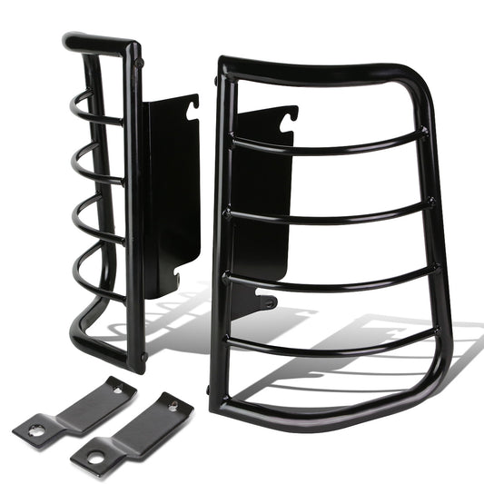 PROTECTOR FAROS TRASEROS TAIL LIGHT GUARD - 99-07 FORD F-250, F-350, F-450, F-550 - SUPER DUTY - BLACK