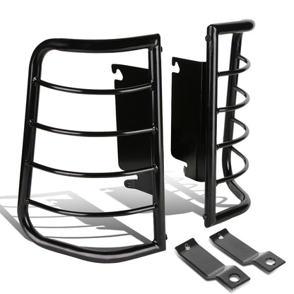 PROTECTOR FAROS TRASEROS TAIL LIGHT GUARD - 99-07 FORD F-250, F-350, F-450, F-550 - SUPER DUTY - BLACK