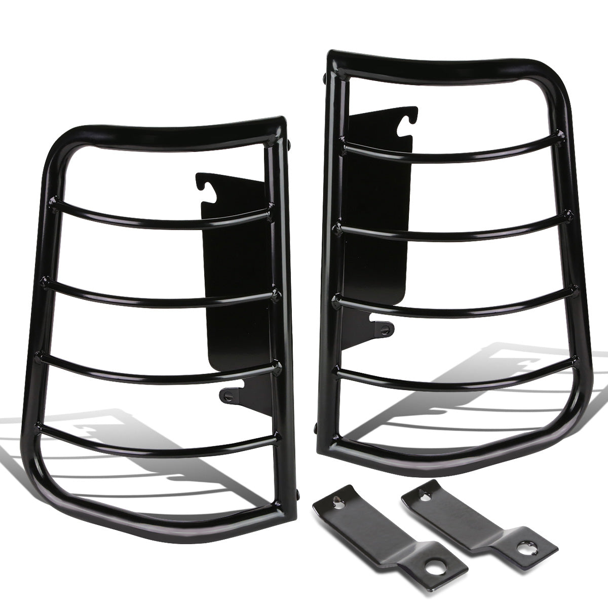 PROTECTOR FAROS TRASEROS TAIL LIGHT GUARD - 99-07 FORD F-250, F-350, F-450, F-550 - SUPER DUTY - BLACK