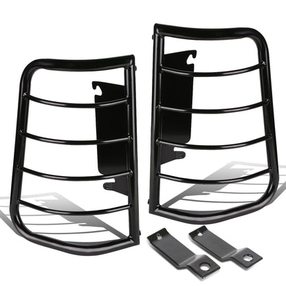 PROTECTOR FAROS TRASEROS TAIL LIGHT GUARD - 08-16 FORD F-250, F-350, F-450 - SUPER DUTY - BLACK