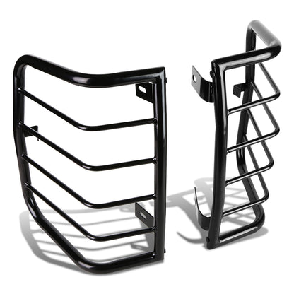 PROTECTOR FAROS TRASEROS TAIL LIGHT GUARD - 04-08 FORD F-150 FLEETSIDE, STYLESIDE MODELS - DOES NOT FIT STEPSIDE, FLARESIDE MODELS - BLACK