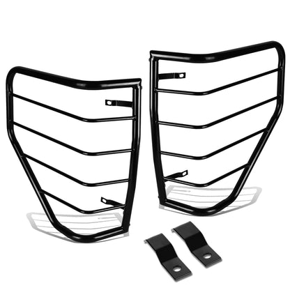 PROTECTOR FAROS TRASEROS TAIL LIGHT GUARD - 09-14 FORD F-150 - DOES NOT FIT STEPSIDE, FLARESIDE MODELS - BLACK