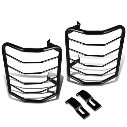 PROTECTOR FAROS TRASEROS TAIL LIGHT GUARD - 08-13 JEEP LIBERTY - BLACK