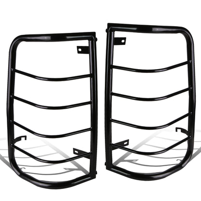 PROTECTOR FAROS TRASEROS TAIL LIGHT GUARD - 99-06 CHEVY SILVERADO 1500 , 2500 , 3500 , GMC SIERRA 1500 , 2500 , 3500 - HD MODELS / 2007 CHEVY SILVERAD 1500 , 2500 , 3500 , GMC SIERRA 1500 , 2500 , 3500 - CLASSIC MODELS - BLACK