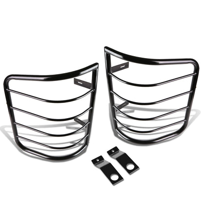 PROTECTOR FAROS TRASEROS TAIL LIGHT GUARD - 07-13 GMC SIERRA 1500 , 2500HD , 3500HD / 07-14 CHEVY SILVERADO 1500 , 2500 , 2500HD , 3500 - BLACK