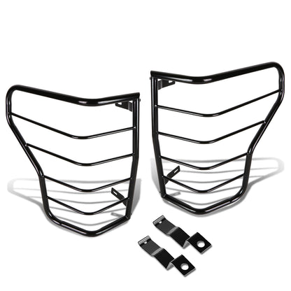 PROTECTOR FAROS TRASEROS TAIL LIGHT GUARD - 07-13 TOYOTA TUNDRA - BLACK