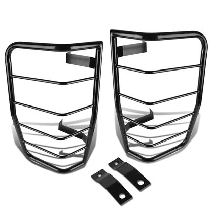 PROTECTOR FAROS TRASEROS TAIL LIGHT GUARD - 07-12 CHEVY SUBURBAN 1500 , 2500 , TAHOE , CADILLAC ESCALADE , EXT , GMC YUKON , YUKON XL 2500 / 07-13 GMC YUKON XL 1500 - BLACK