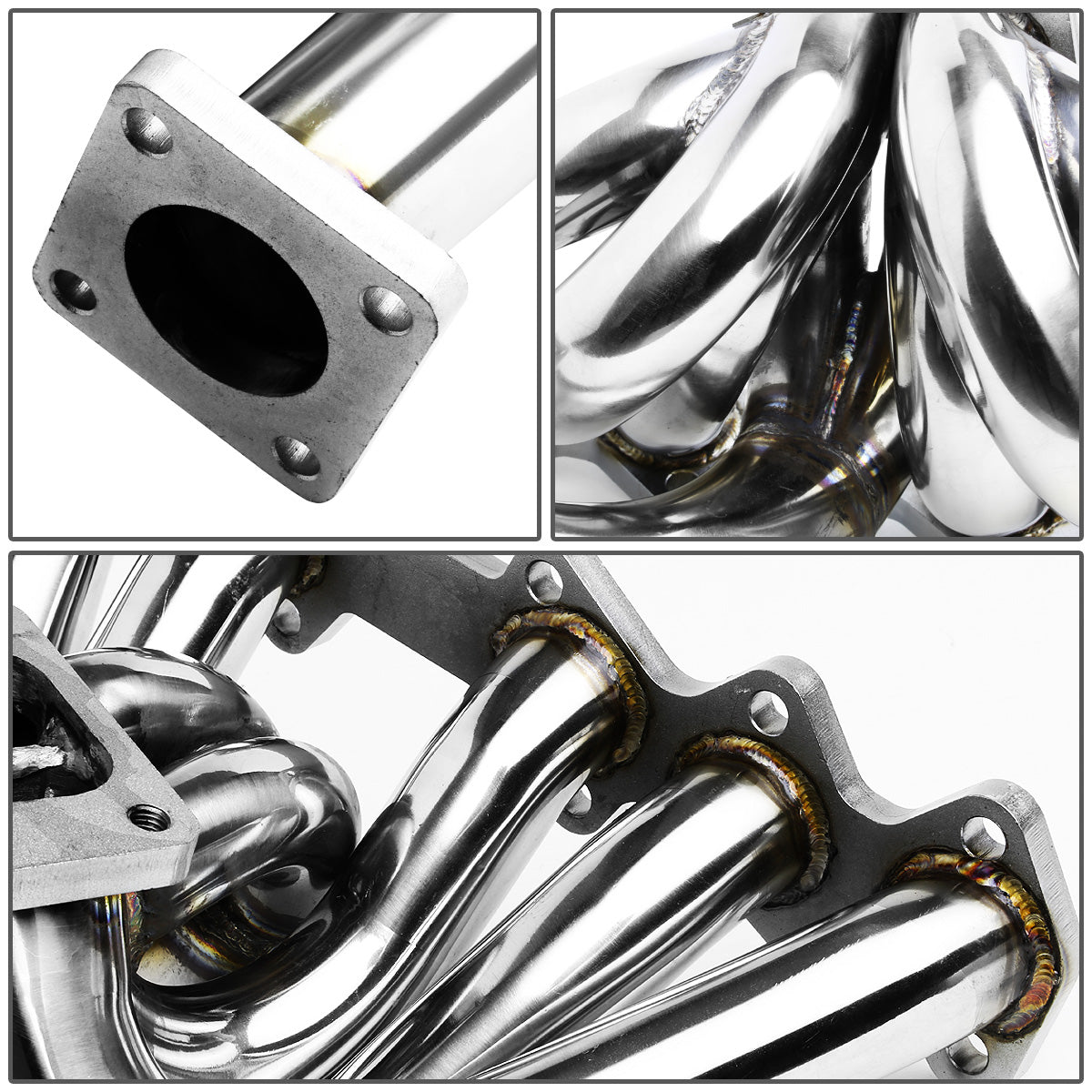 TURBO MANIFOLD TURBO MANIFOLD - SS - 86-92 TOYOTA SUPRA MK-III 1JZ-GTE - T25 FLANGE - 44M WG