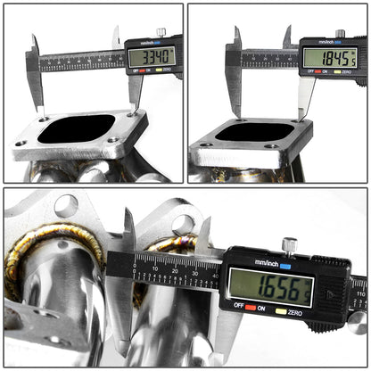 TURBO MANIFOLD TURBO MANIFOLD - SS - 86-92 TOYOTA SUPRA MK-III 1JZ-GTE - T25 FLANGE - 44M WG