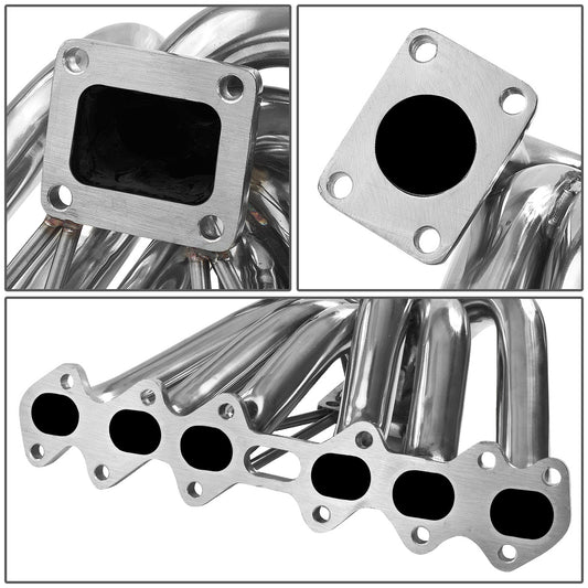 TURBO MANIFOLD TURBO MANIFOLD - SS - 93-98 TOYOTA SUPRA JZA80 2JZGTE - T4 FLANGE - 50MM WASTGATE FLANGE - I1-5 / I1-6