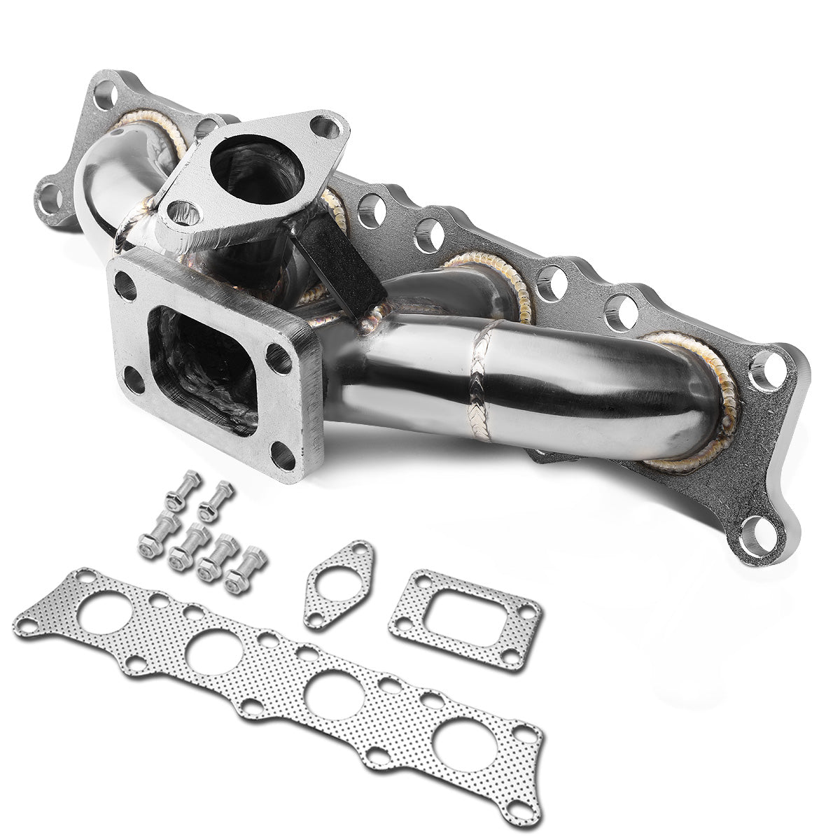 TURBO MANIFOLD TURBO MANIFOLD - SS - 97-06 AUDI A4 B5 B6 / 98-05 VW PASSAT 1.8T - T25 / T28 FLANGE - 35 / 38MM WG - I3-3