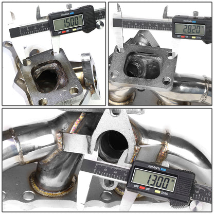 TURBO MANIFOLD TURBO MANIFOLD - SS - 97-06 AUDI A4 B5 B6 / 98-05 VW PASSAT 1.8T - T25 / T28 FLANGE - 35 / 38MM WG - I3-3