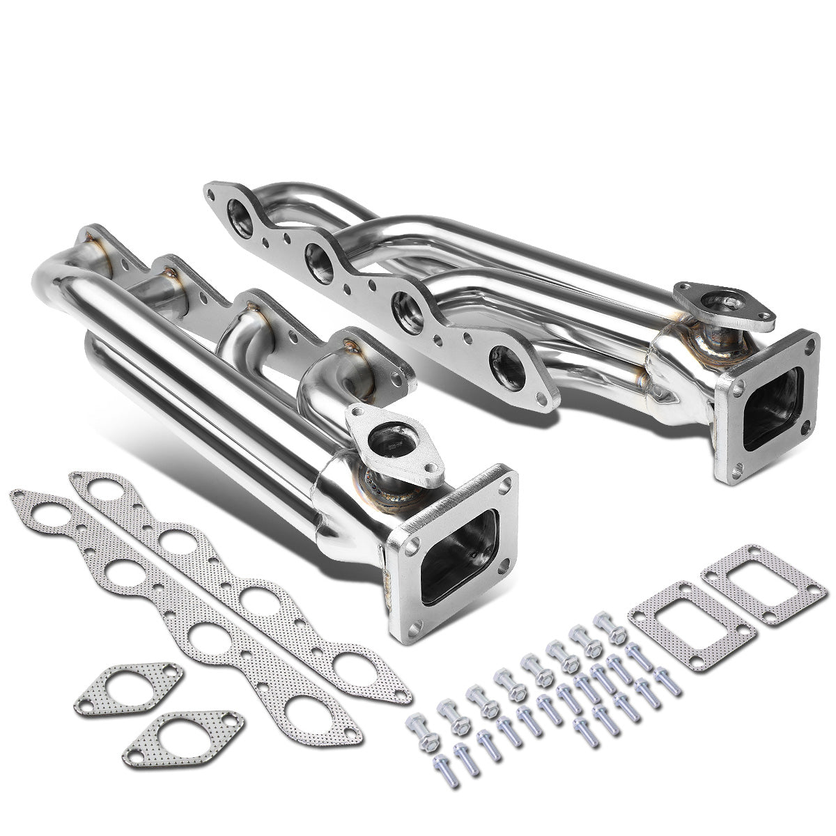 TURBO MANIFOLD TURBO MANIFOLD - SS - 66-95 CHEVY / 66-95 GMC 366, 396, 402, 427, 454 ENGINES - 38MM WASTEGATE PORTS - T4 TURBOS FLANGE