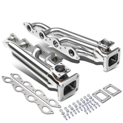 TURBO MANIFOLD TURBO MANIFOLD - SS - 66-95 CHEVY / 66-95 GMC 366, 396, 402, 427, 454 ENGINES - 46MM WASTEGATE PORTS - T4 TURBOS FLANGE