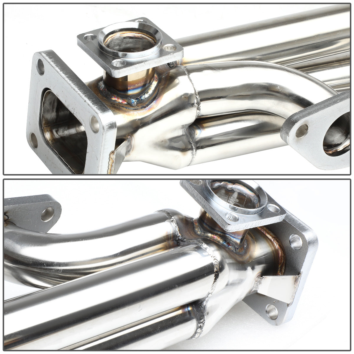 TURBO MANIFOLD TURBO MANIFOLD - SS - 66-95 CHEVY / 66-95 GMC 366, 396, 402, 427, 454 ENGINES - 46MM WASTEGATE PORTS - T4 TURBOS FLANGE