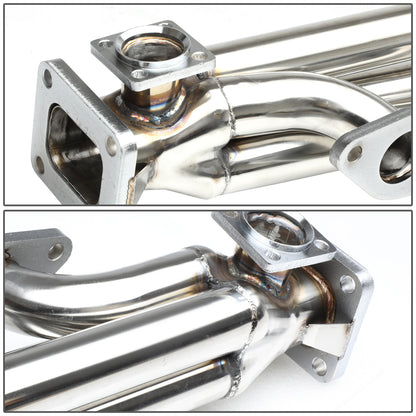 TURBO MANIFOLD TURBO MANIFOLD - SS - 66-95 CHEVY / 66-95 GMC 366, 396, 402, 427, 454 ENGINES - 46MM WASTEGATE PORTS - T4 TURBOS FLANGE