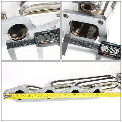 TURBO MANIFOLD TURBO MANIFOLD - SS - 66-95 CHEVY / 66-95 GMC 366, 396, 402, 427, 454 ENGINES - 46MM WASTEGATE PORTS - T4 TURBOS FLANGE