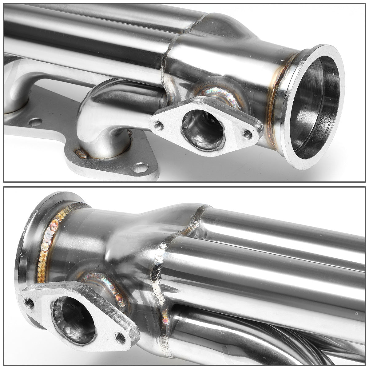 TURBO MANIFOLD TURBO MANIFOLD - SS - 66-95 CHEVY / 66-95 GMC 366, 396, 402, 427, 454 ENGINES - 38MM WASTEGATE PORTS - 3" V-BAND FLANGE