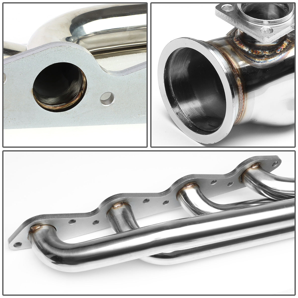 TURBO MANIFOLD TURBO MANIFOLD - SS - 66-95 CHEVY / 66-95 GMC 366, 396, 402, 427, 454 ENGINES - 46MM WASTEGATE PORTS - 3" V-BAND FLANGE