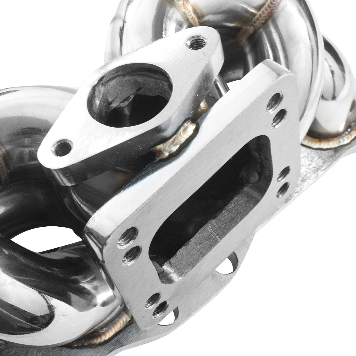 TURBO MANIFOLD TURBO MANIFOLD - SS - 89-98 NISSAN 240SX S13 / S14 CA18 - TOP MOUNT - T3 FLANGE - 35 / 38MM WG - I5-6