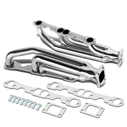 TURBO MANIFOLD TURBO MANIFOLD - SS - CHEVY SBC - TOP MOUNT - TWIN TURBO - T3 FLANGE - I6-6 / I5-5
