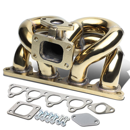 TURBO MANIFOLD TURBO MANIFOLD - SS - 88-91 HONDA CRX / 88-00 HONDA CIVIC WITH D-SERIES D15 D16 ENGINE / 93-97 HONDA CIVIC DEL SOL WITH D-SERIES ENGINES - T3 - 38MM WASTEPORT