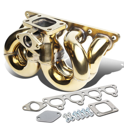 TURBO MANIFOLD TURBO MANIFOLD - SS - 88-91 HONDA CRX / 88-00 HONDA CIVIC WITH D-SERIES D15 D16 ENGINE / 93-97 HONDA CIVIC DEL SOL WITH D-SERIES ENGINES - T3 - 38MM WASTEPORT