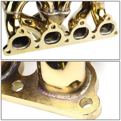 TURBO MANIFOLD TURBO MANIFOLD - SS - 88-91 HONDA CRX / 88-00 HONDA CIVIC WITH D-SERIES D15 D16 ENGINE / 93-97 HONDA CIVIC DEL SOL WITH D-SERIES ENGINES - T3 - 38MM WASTEPORT