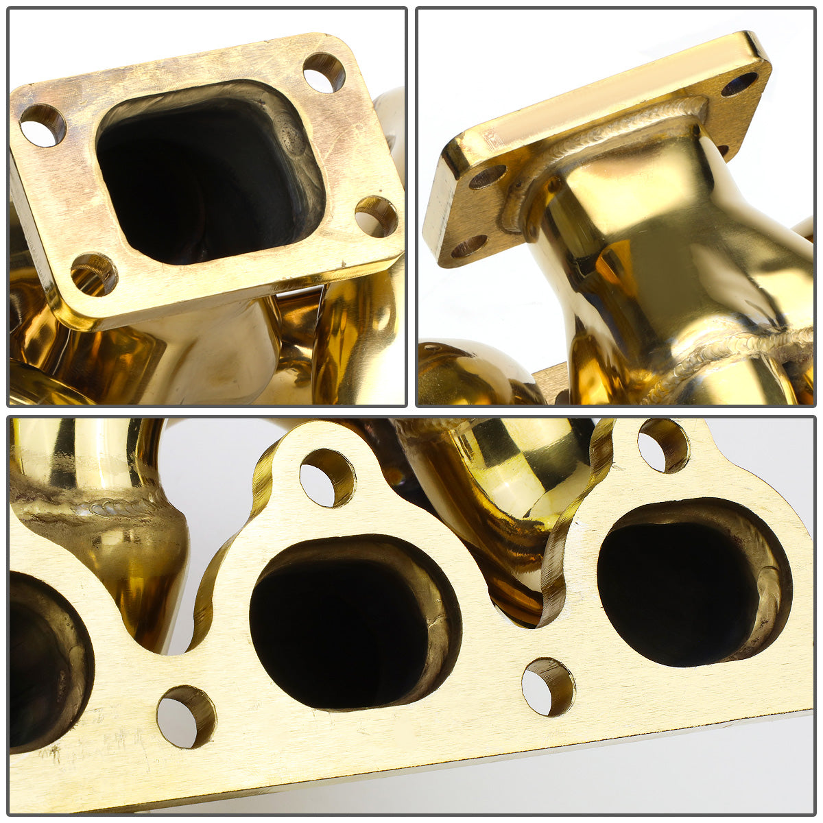 TURBO MANIFOLD TURBO MANIFOLD - SS - 90-01 ACURA INTEGRA / 90-00 HONDA CIVIC / 93-97 HONDA CIVIC DEL SOL - B-SERIES ENGINES - T3 - 42MM OD PRIMARY PIPING