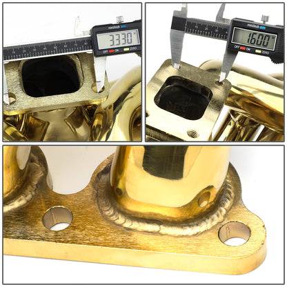TURBO MANIFOLD TURBO MANIFOLD - SS - 90-01 ACURA INTEGRA / 90-00 HONDA CIVIC / 93-97 HONDA CIVIC DEL SOL - B-SERIES ENGINES - T3 - 42MM OD PRIMARY PIPING