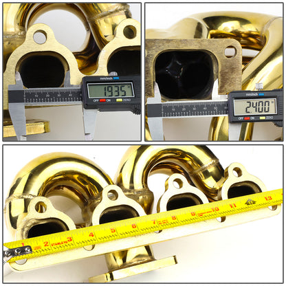 TURBO MANIFOLD TURBO MANIFOLD - SS - 90-01 ACURA INTEGRA / 90-00 HONDA CIVIC / 93-97 HONDA CIVIC DEL SOL - B-SERIES ENGINES - T3 - 42MM OD PRIMARY PIPING