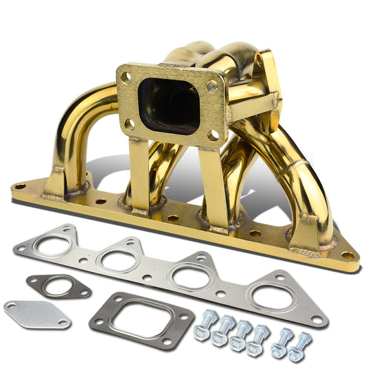 TURBO MANIFOLD TURBO MANIFOLD - SS - 92-96 HONDA PRELUDE W/ H23 ENGINES - T3 - 38MM WASTEGATE PORT - 42MM OD PRIMARY PIPING