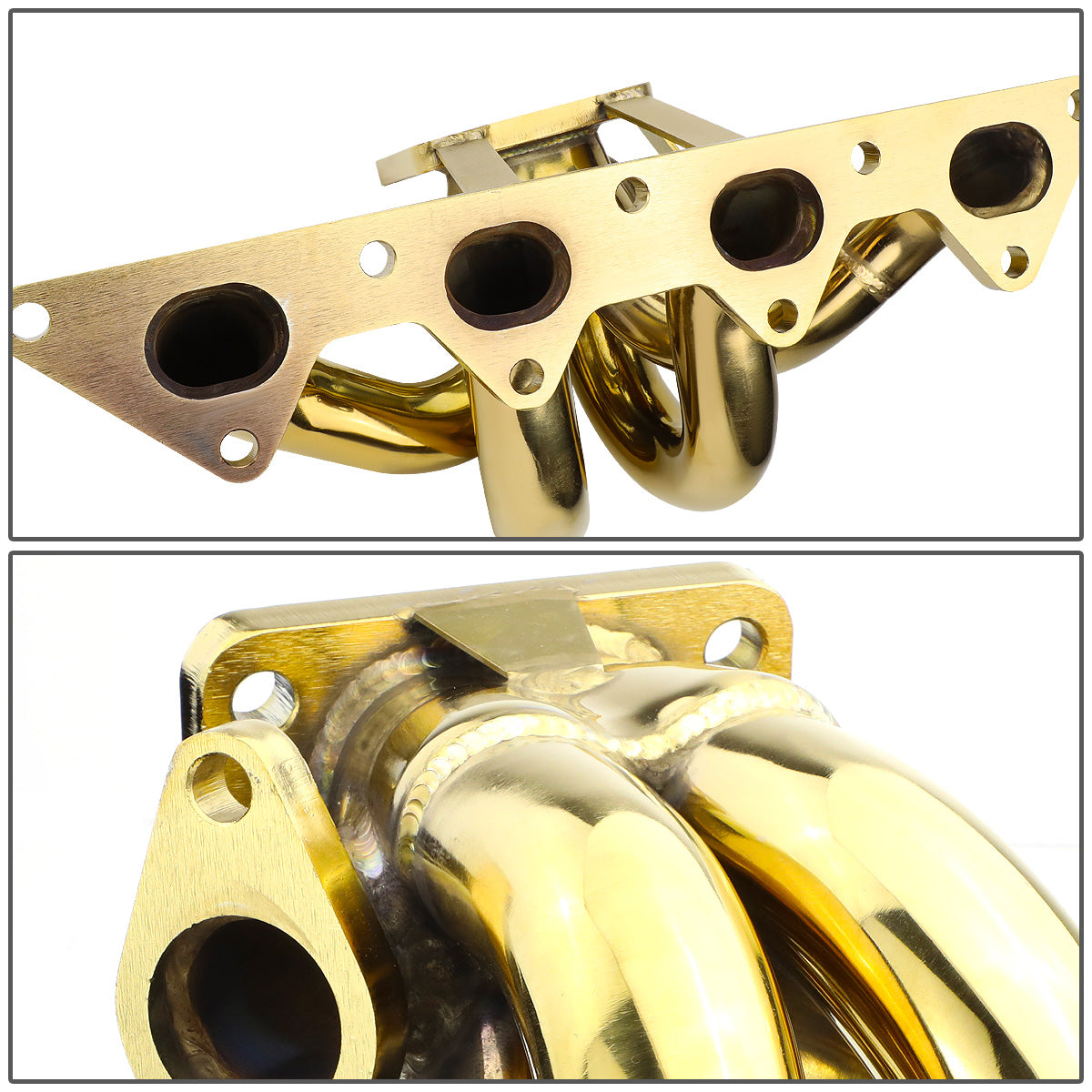 TURBO MANIFOLD TURBO MANIFOLD - SS - 92-96 HONDA PRELUDE W/ H23 ENGINES - T3 - 38MM WASTEGATE PORT - 42MM OD PRIMARY PIPING