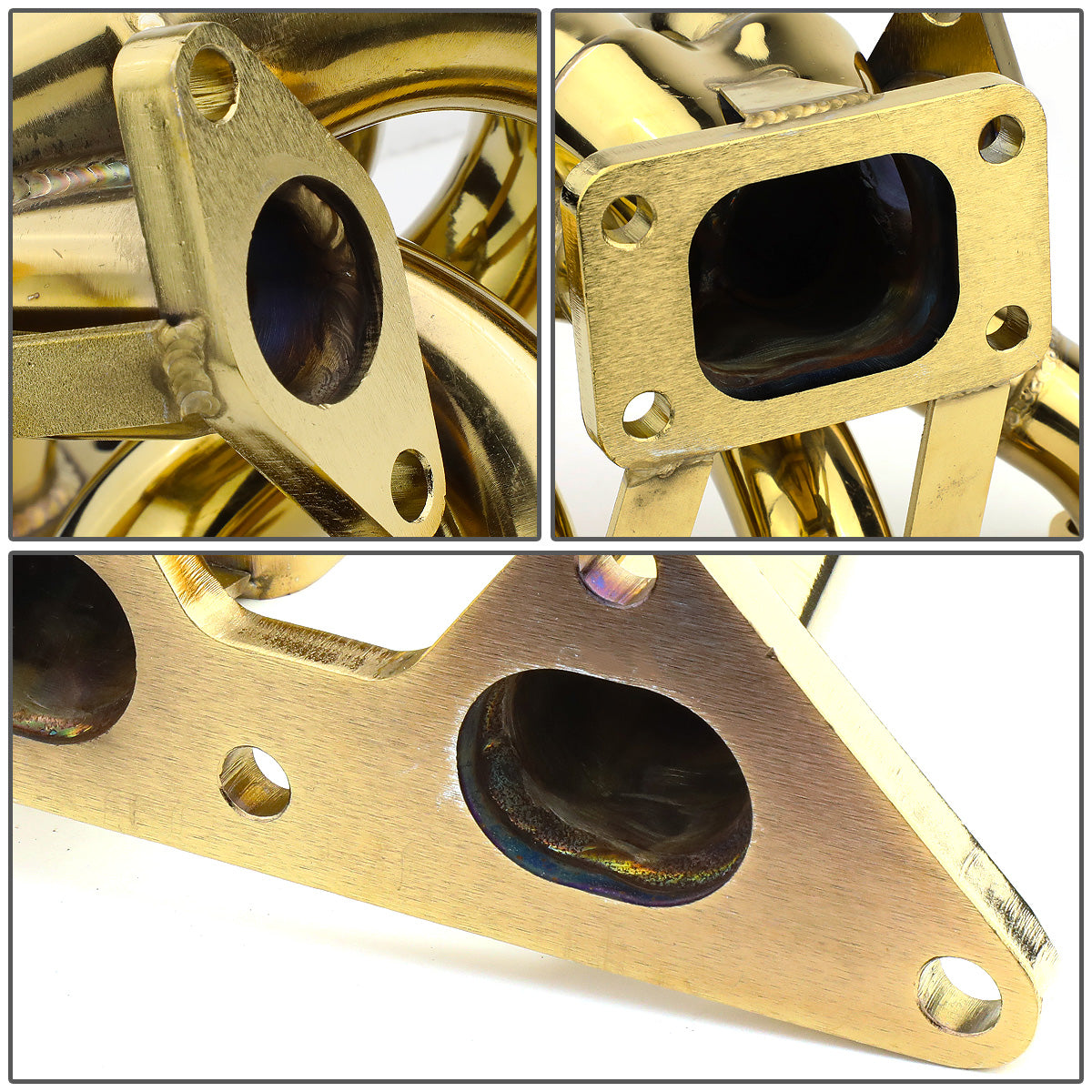 TURBO MANIFOLD TURBO MANIFOLD - SS - 92-96 HONDA PRELUDE W/ H23 ENGINES - T3 - 38MM WASTEGATE PORT - 42MM OD PRIMARY PIPING