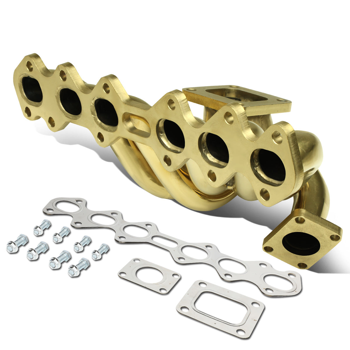 TURBO MANIFOLD TURBO MANIFOLD - SS - 93-98 TOYOTA SUPRA 2JZGTE 3.0L TURBO - FOR T4 FLANGED TURBOCHARGERS ONLY - 40MM 4-BOLT WASTEGATE FLANGE