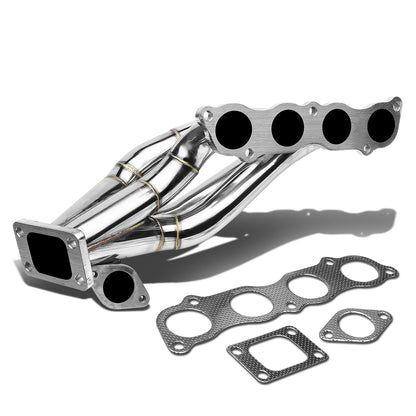 TURBO MANIFOLD TURBO MANIFOLD - STAINLESS - HONDA K-SERIES K20 SIDE MOUNT TURBO MANIFOLD - T3 FLANGE - 35 / 38MM WG