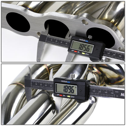 TURBO MANIFOLD TURBO MANIFOLD - STAINLESS - HONDA K-SERIES K20 SIDE MOUNT TURBO MANIFOLD - T3 FLANGE - 35 / 38MM WG