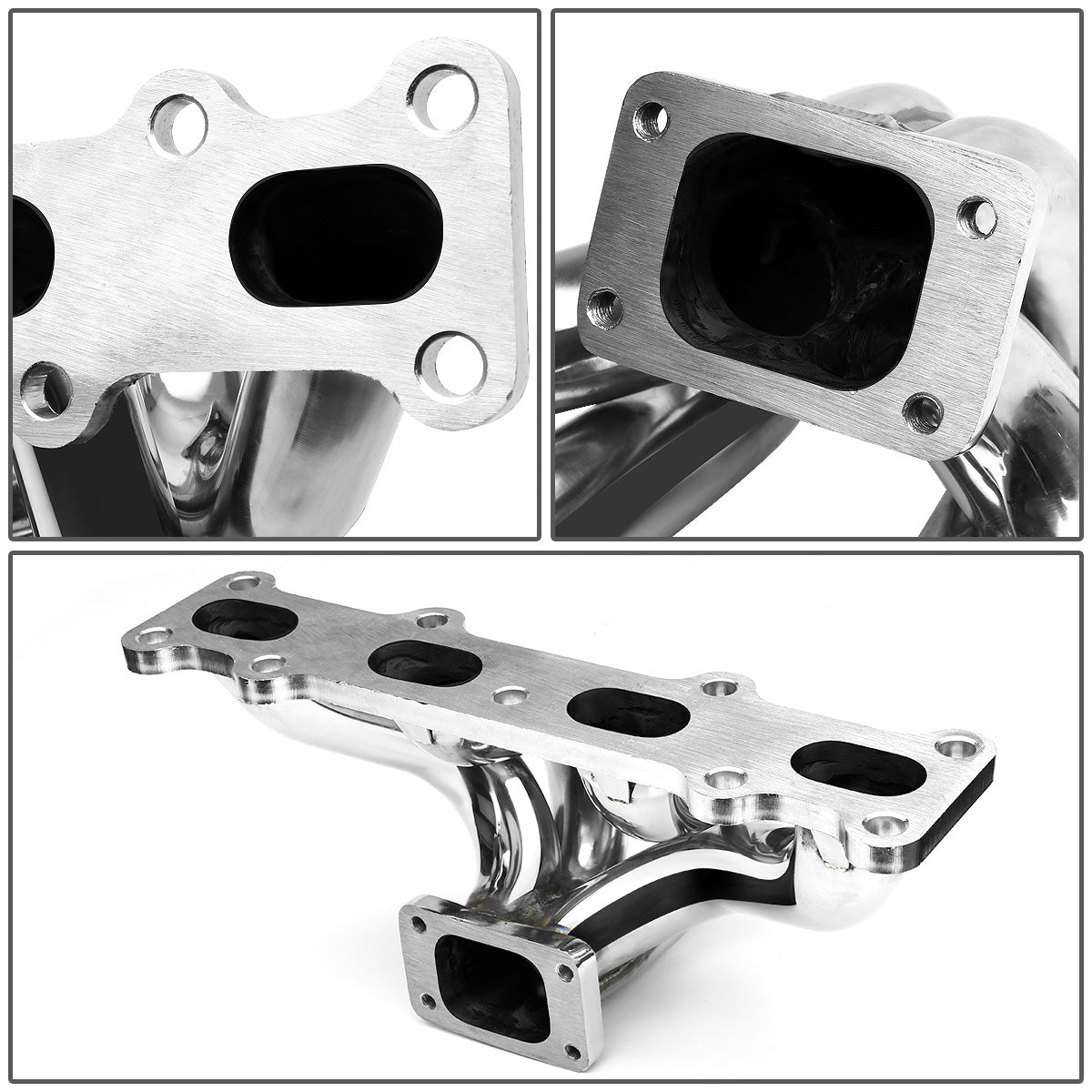 TURBO MANIFOLD TURBO MANIFOLD - SS - 90-98 MIATA 1.8L MX5 - T25 FLANGE - I3-4