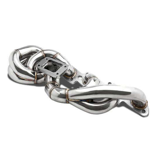 TURBO MANIFOLD TURBO MANIFOLD - STAINLESS - NISSAN RB20 / RB25 - T3 FLANGE - SIDE MOUNT