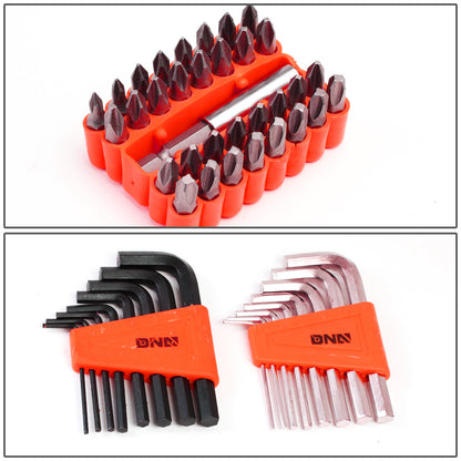 HERRAMIENTAS 220PCS - VEHICLE REPAIR KIT - BLACK / ORANGE