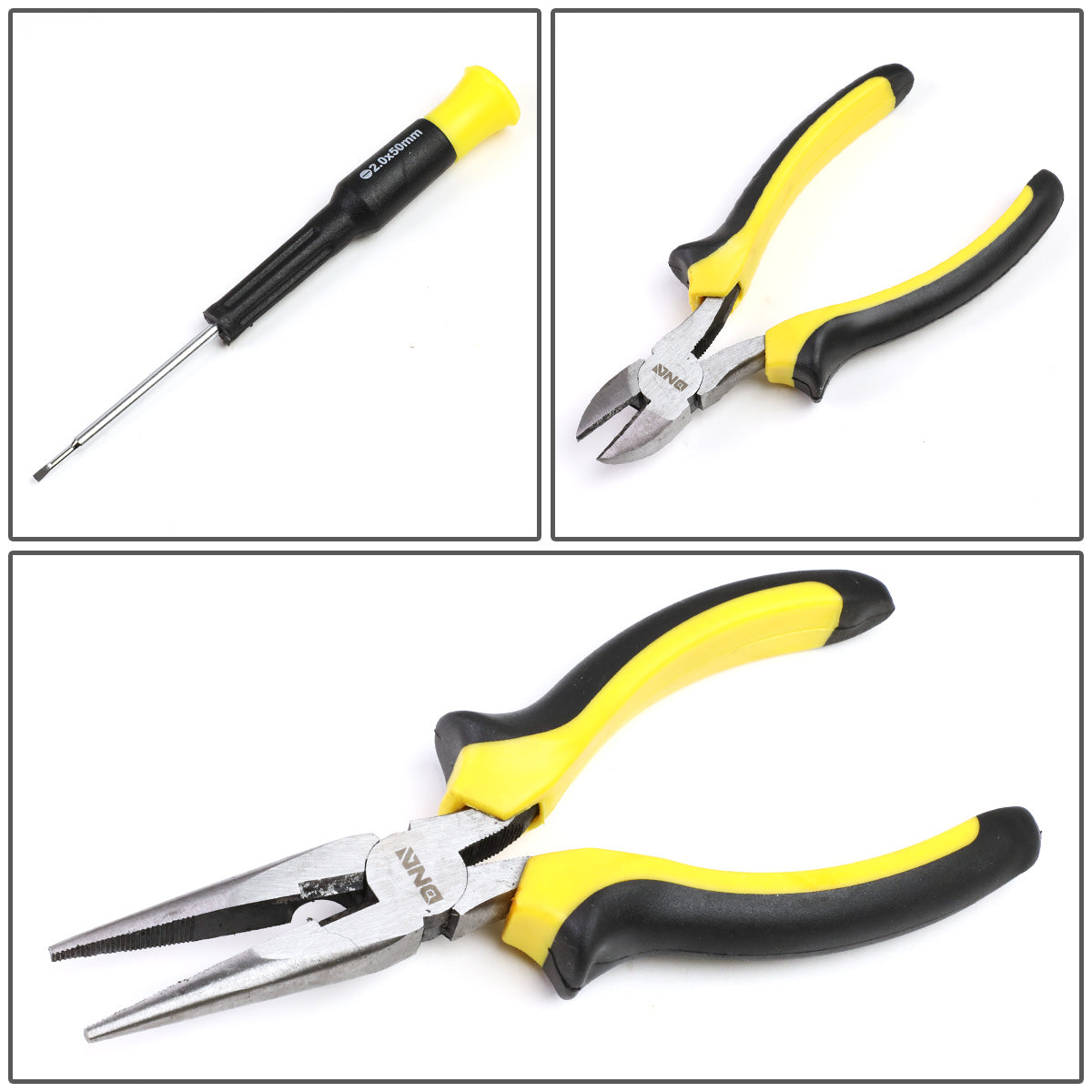 HERRAMIENTAS 220PCS - VEHICLE REPAIR KIT - BLACK / YELLOW