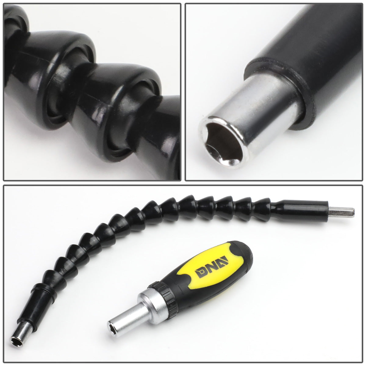 HERRAMIENTAS 64PCS - CHROME VANADIUM STEEL - BLACK / YELLOW