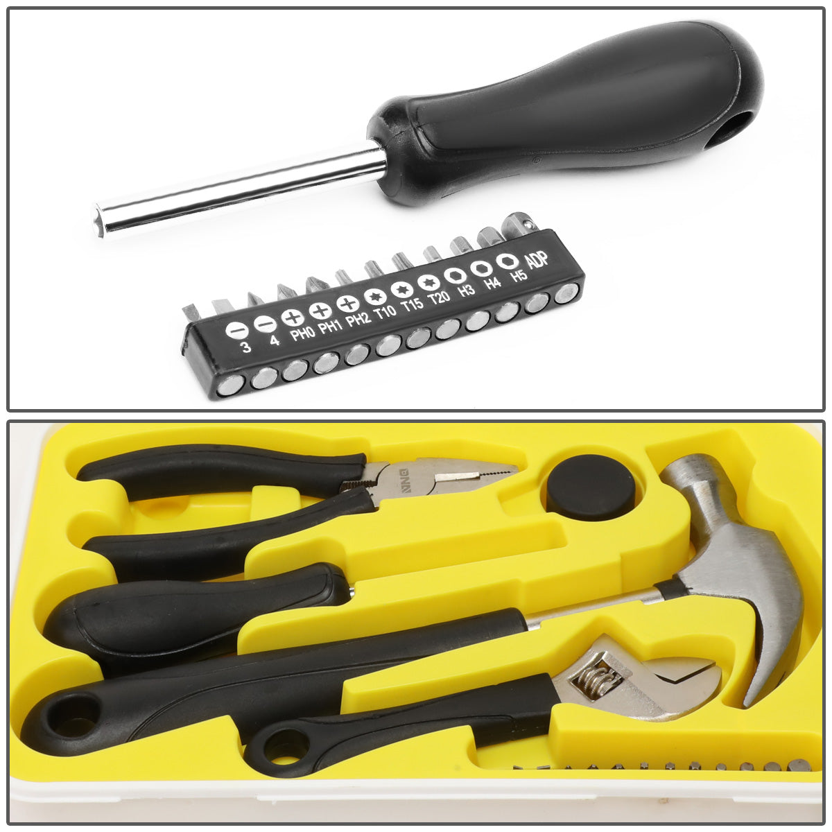 HERRAMIENTAS 17PCS - BLACK / YELLOW