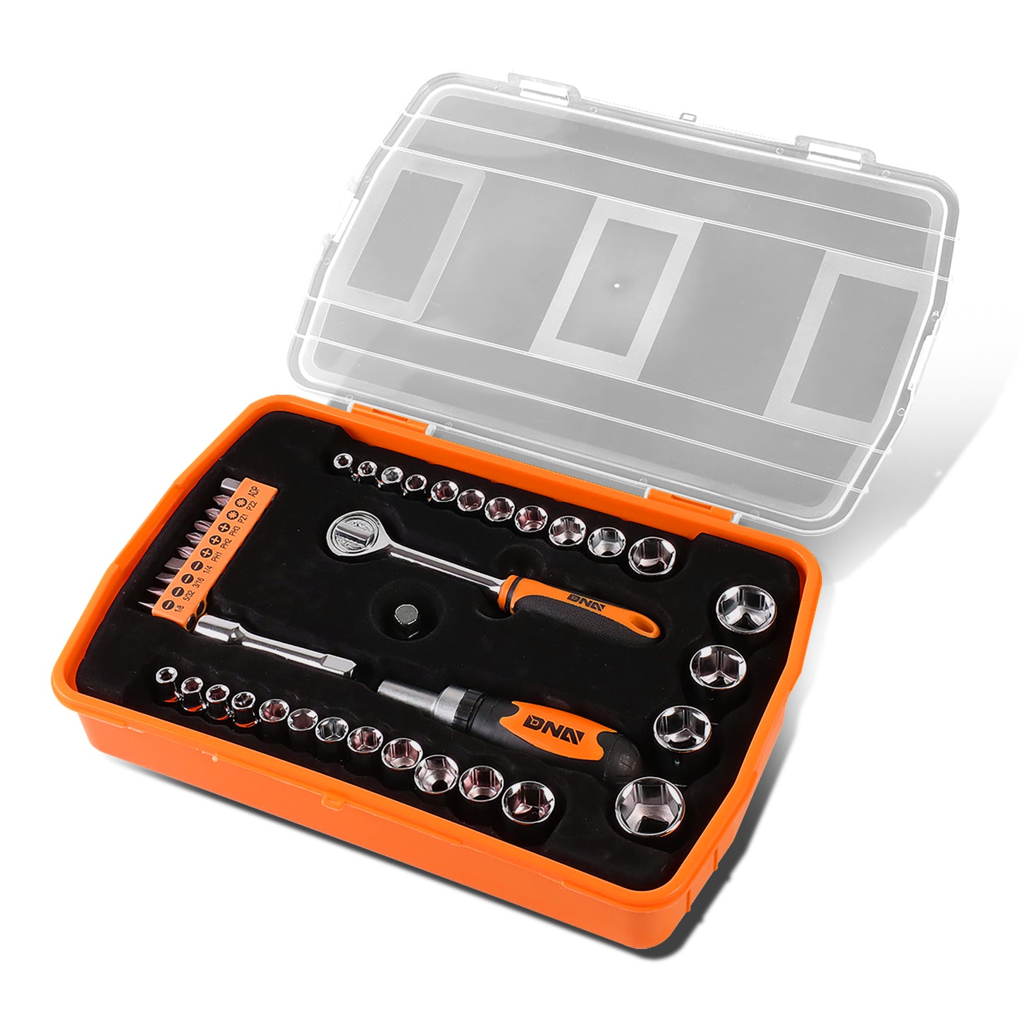 HERRAMIENTAS 41PCS - SCREWDRIVER BIT KIT - BLACK / ORANGE