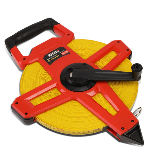 HERRAMIENTAS DNA LOGO - 330FT - 1.5" - FIBERGLASS - W/ GROUND SPIKE - BLACK / RED