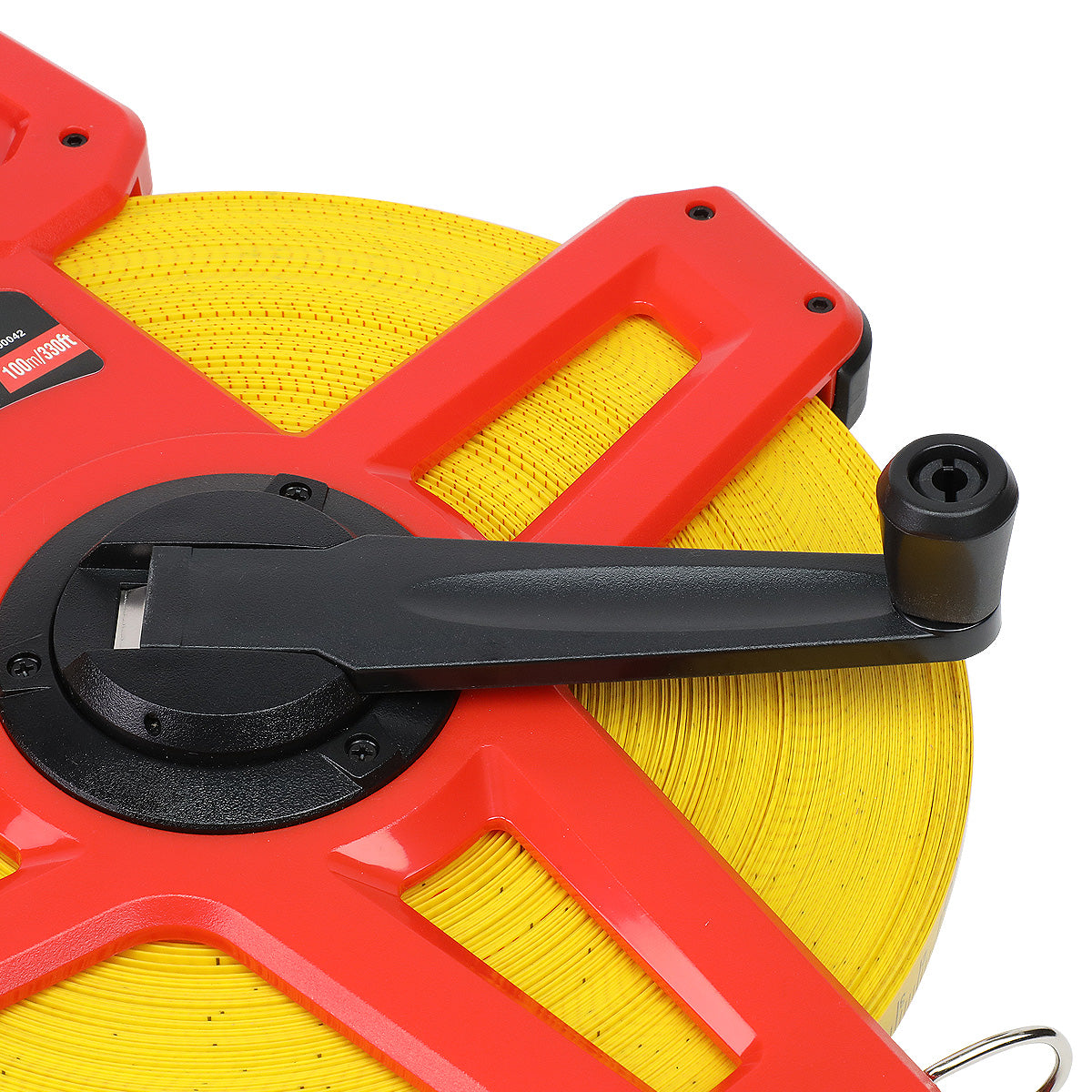 HERRAMIENTAS DNA LOGO - 330FT - 1.5" - FIBERGLASS - W/ GROUND SPIKE - BLACK / RED